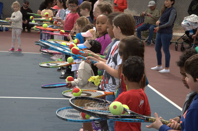 Buddy the Ball’s Level-Up Testing Event: A Smash Hit at All American Tennis Club